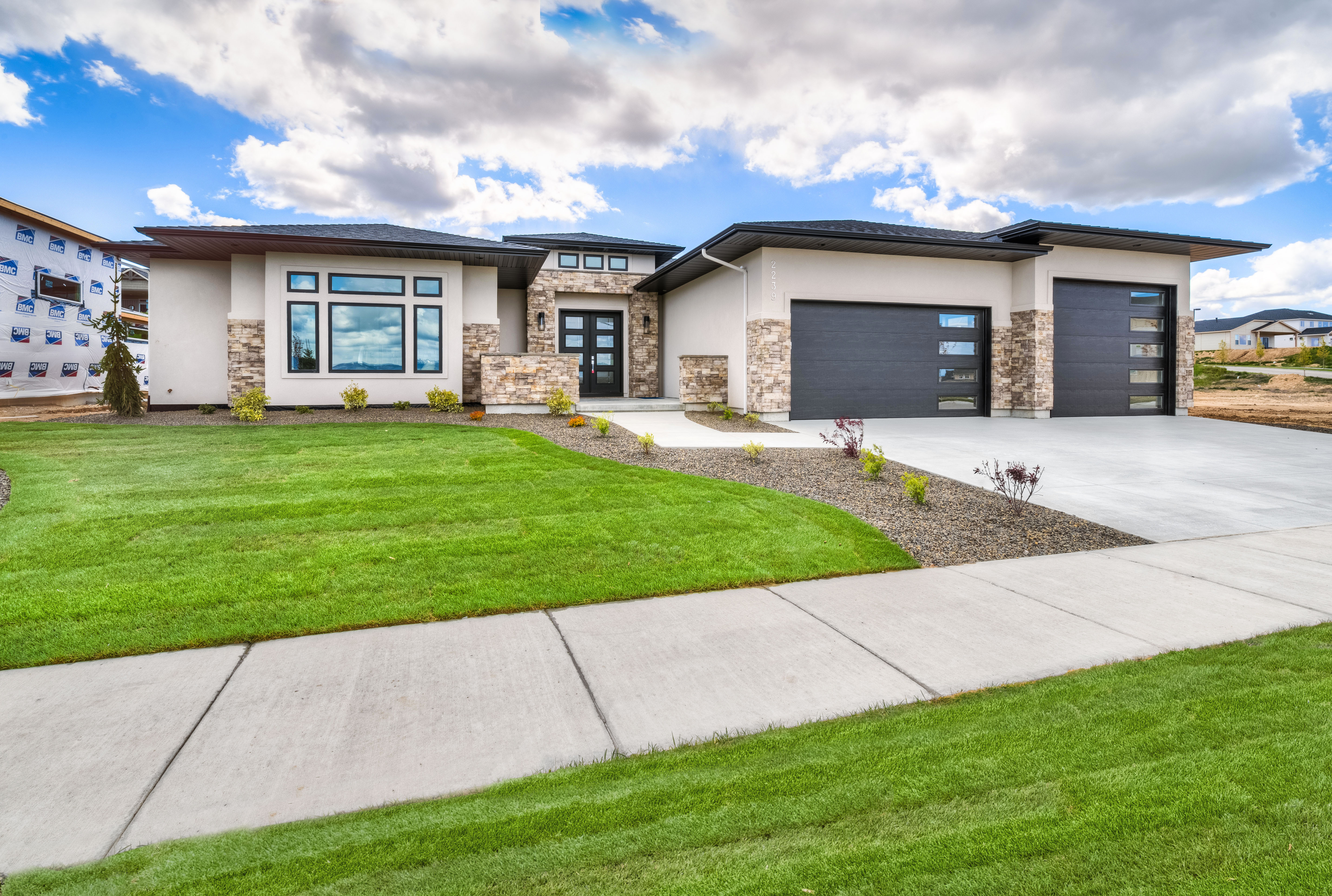 Parade of Homes Modern home designed with severe weatherproof features